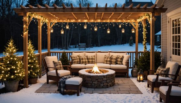 Comment décorer son jardin pour les fêtes de fin d année ?